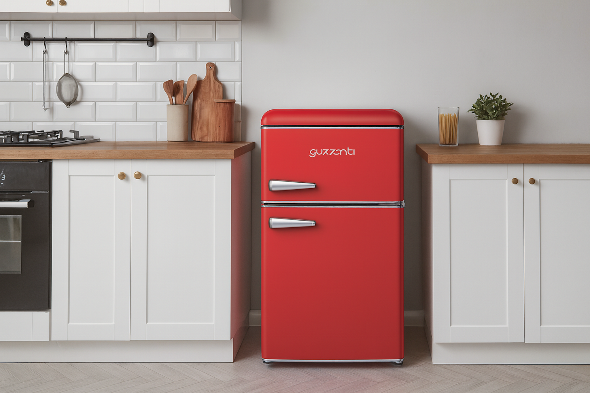 Retro chladnička Guzzanti GZ 86RR